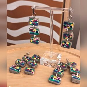 Statement Cane Earrings